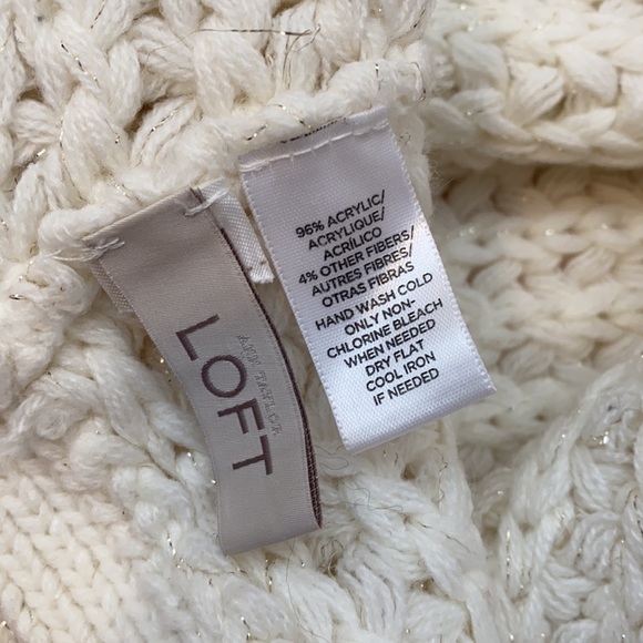 LOFT Ivory Infinity Scarf - Picture 3 of 4